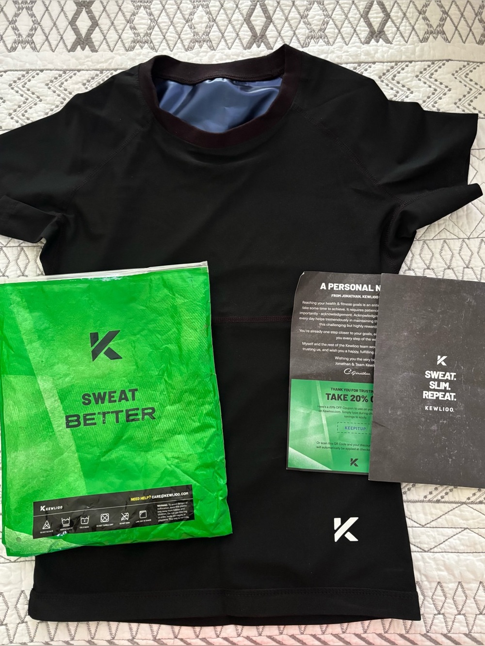 Women’s Black Sweat-Enhancing Workout Shirt